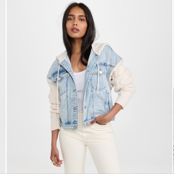 Blank Nyc denim sweater ✨️ 💙 😍 jacket! - Picture 1 of 4